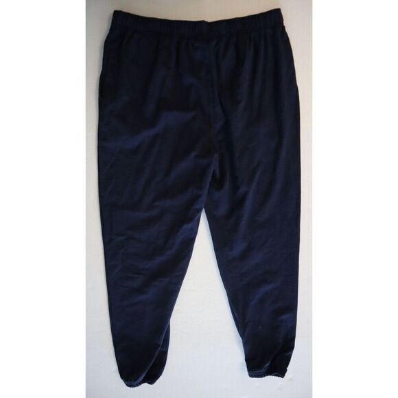 Lacoste 3H5422-51-423 Men's Sz M Navy Blue Cotton Fleece Lounge Jogger Pants - Picture 2 of 12